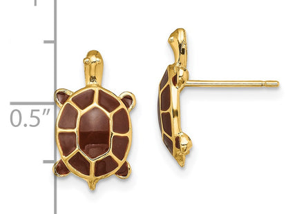 14k Yellow Gold Earrings Style TE686 - Classique Jewelry Inc.