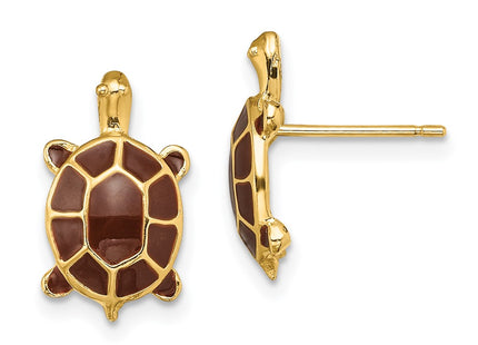 14k Yellow Gold Earrings Style TE686 - Classique Jewelry Inc.