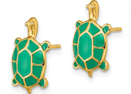 14k Yellow Gold Earrings Style TE687 - Classique Jewelry Inc.