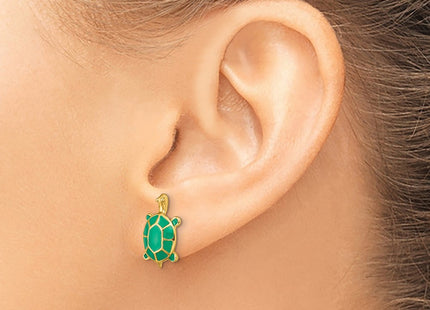 14k Yellow Gold Earrings Style TE687 - Classique Jewelry Inc.