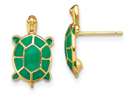 14k Yellow Gold Earrings Style TE687 - Classique Jewelry Inc.