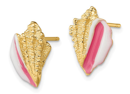 14K white gold earrings, alternate view