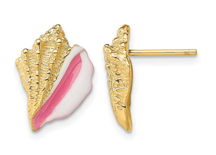 14K white gold earrings