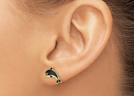 14k Yellow Gold Earrings Style TE690 - Classique Jewelry Inc.