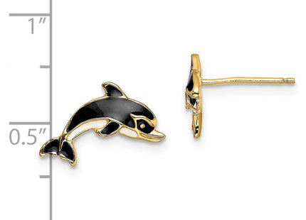 14k Yellow Gold Earrings Style TE690 - Classique Jewelry Inc.