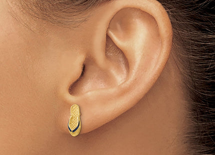 14k Yellow Gold Earrings Style TE694 - Classique Jewelry Inc.