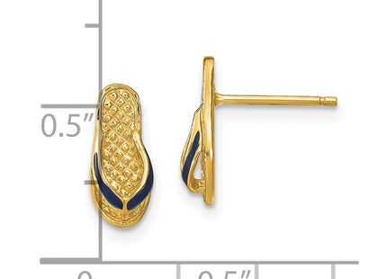 14k Yellow Gold Earrings Style TE694 - Classique Jewelry Inc.