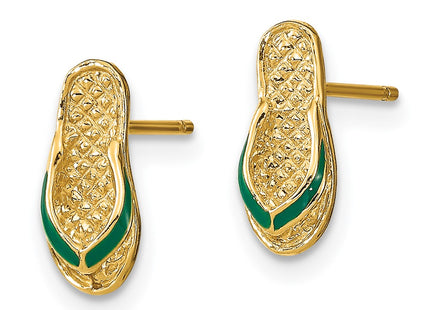 14k Yellow Gold Earrings Style TE696 - Classique Jewelry Inc.