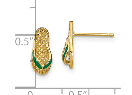 14k Yellow Gold Earrings Style TE696 - Classique Jewelry Inc.