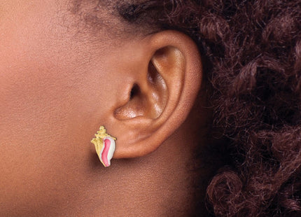 14k Yellow Gold Earrings Style TE702 - Classique Jewelry Inc.