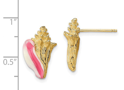 14k Yellow Gold Earrings Style TE702 - Classique Jewelry Inc.