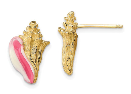 14k Yellow Gold Earrings Style TE702 - Classique Jewelry Inc.