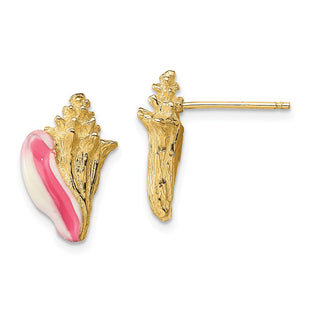 14k Yellow Gold Earrings Style TE702 - Classique Jewelry Inc.