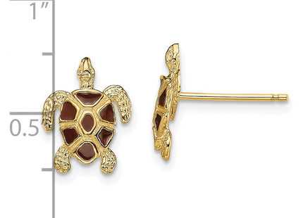 14k Yellow Gold Earrings Style TE705 - Classique Jewelry Inc.