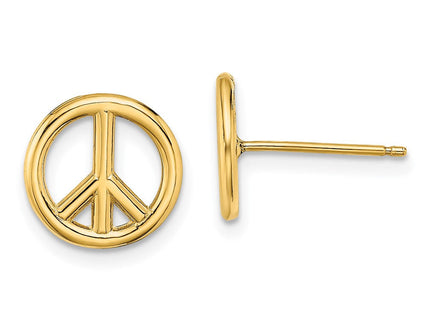 14K gold earrings