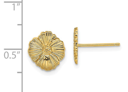 14k Yellow Gold Earrings Style TE720 - Classique Jewelry Inc.