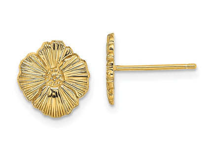 14k Yellow Gold Earrings Style TE720 - Classique Jewelry Inc.