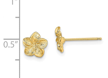 14k Yellow Gold Earrings Style TE724 - Classique Jewelry Inc.