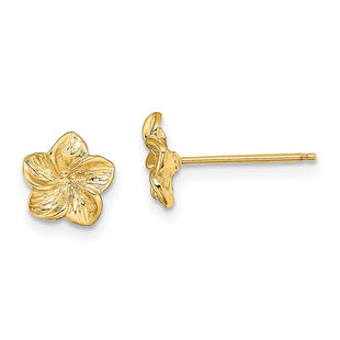 14k Yellow Gold Earrings Style TE724 - Classique Jewelry Inc.