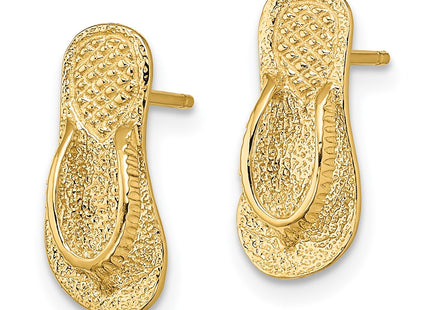 14k Yellow Gold Earrings Style TE728 - Classique Jewelry Inc.