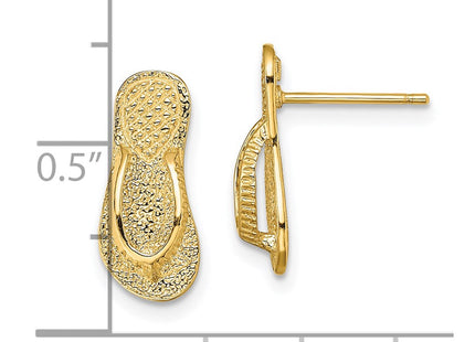 14k Yellow Gold Earrings Style TE728 - Classique Jewelry Inc.