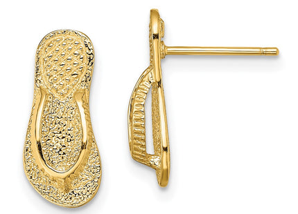 14k Yellow Gold Earrings Style TE728 - Classique Jewelry Inc.