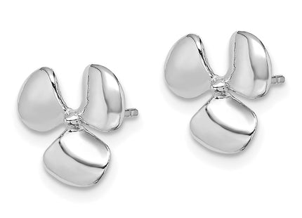 14k White Gold Earrings Style TE747W - Classique Jewelry Inc.
