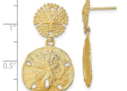 14k Yellow Gold Earrings Style TE752 - Classique Jewelry Inc.