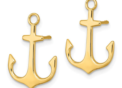 14k Yellow Gold Earrings Style TE753 - Classique Jewelry Inc.