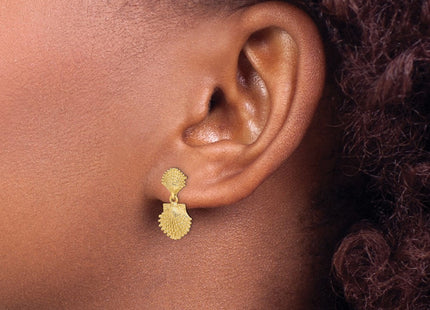 14k Yellow Gold Earrings Style TE755 - Classique Jewelry Inc.