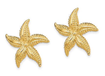 14k Yellow Gold Earrings Style TE758 - Classique Jewelry Inc.