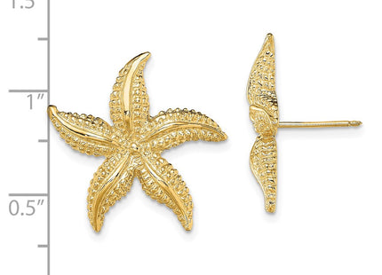 14k Yellow Gold Earrings Style TE758 - Classique Jewelry Inc.