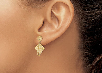 14k Yellow Gold Earrings Style TE759 - Classique Jewelry Inc.