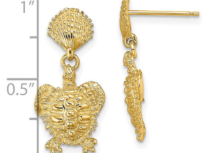 14k Yellow Gold Earrings Style TE762 - Classique Jewelry Inc.