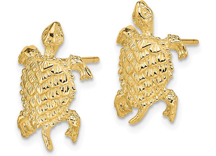 14k Yellow Gold Earrings Style TE763 - Classique Jewelry Inc.