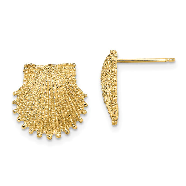14k Yellow Gold Earrings Style TE767 - Classique Jewelry Inc.