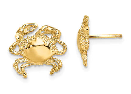 14k Yellow Gold Earrings Style TE770 - Classique Jewelry Inc.