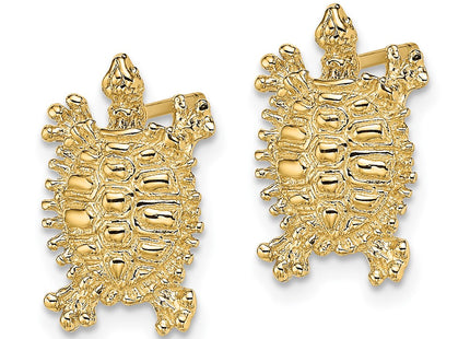 14k Yellow Gold Earrings Style TE774 - Classique Jewelry Inc.
