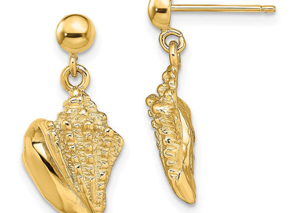 14K gold drop earrings