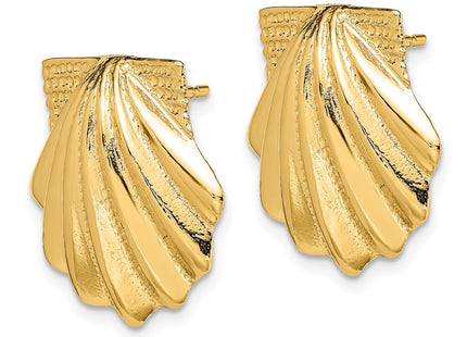 14k Yellow Gold Earrings Style TE785 - Classique Jewelry Inc.