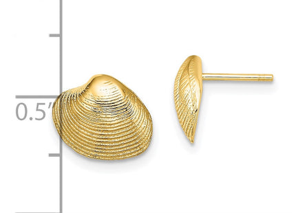 14k Yellow Gold Earrings Style TE787 - Classique Jewelry Inc.