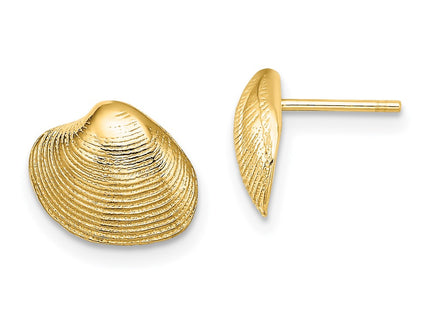 14k Yellow Gold Earrings Style TE787 - Classique Jewelry Inc.
