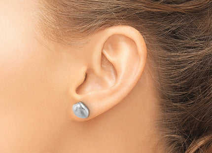 14k White Gold Earrings Style TE787W - Classique Jewelry Inc.