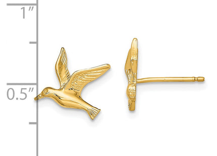 14k Yellow Gold Earrings Style TE791 - Classique Jewelry Inc.