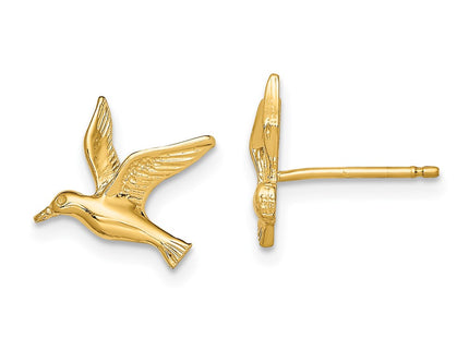 14k Yellow Gold Earrings Style TE791 - Classique Jewelry Inc.