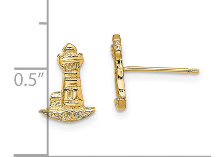 14k Yellow Gold Earrings Style TE793 - Classique Jewelry Inc.