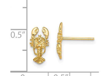 14k Yellow Gold Earrings Style TE795 - Classique Jewelry Inc.