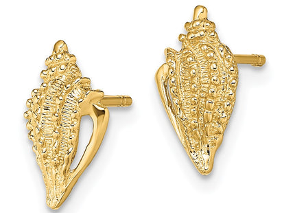 14k Yellow Gold Earrings Style TE800 - Classique Jewelry Inc.