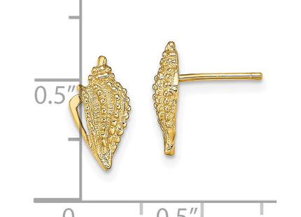 14k Yellow Gold Earrings Style TE800 - Classique Jewelry Inc.
