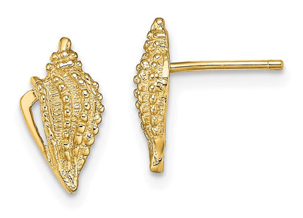 14k Yellow Gold Earrings Style TE800 - Classique Jewelry Inc.